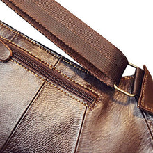 Load image into Gallery viewer, Leather Sling Bag Crossbody Backpack for Men Travel Outdoor Office Work Camping Hunting Hiking Shoulder Chest Pack Casual Daypack
