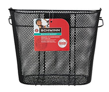 Load image into Gallery viewer, Schwinn Wire Basket for Bikes with Quick Release, Black