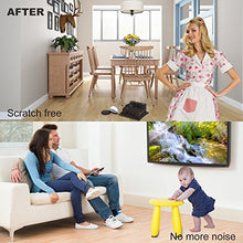 Load image into Gallery viewer, Furniture Pads 136 Pieces Pack Self Adhesive Felt Pad Brown Felt Furniture Pads 5mm Thick Anti Scratch Floor Protectors for Chair Legs Feet with Case and 30 Rubber Bumpers for Hardwood Tile Wood Floor