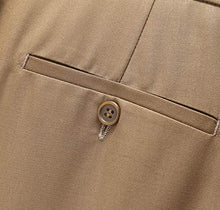 Load image into Gallery viewer, UNINUKOO Mens Pants Slim Fit Solid Color Dress Business Wedding Suit Pants US Size 38 GrassGreen
