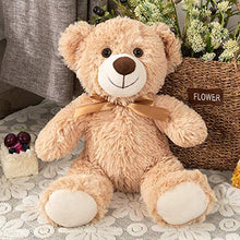 Load image into Gallery viewer, MorisMos 3 Packs Teddy Bear Stuffed Animals Plush - 13.5 Inches Height Cute Plush Toys in 3 Color Light Brown,Dark Brown,White Teddy Bears - 3 Pcs Little Bear Stuffed Animals