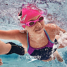 Load image into Gallery viewer, Speedo Girl's Swimsuit One Piece Solid Cross Back Multi Straps , Navy, 7