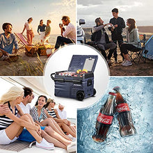 Load image into Gallery viewer, BODEGA 12 Volt Car Refrigerator, Car Fridge Dual Zone APP Control, Portable Freezer,37 Quart (35L) -4℉-68℉ RV Electric Compressor Cooler 12/24V DC and 100-240V AC for Outdoor, Camping, Travel,RV