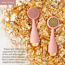 Load image into Gallery viewer, PMD Clean Pro Gold - Smart Facial Cleansing Device with 24K Gold Plated ActiveWarmth Heat Therapy Massager