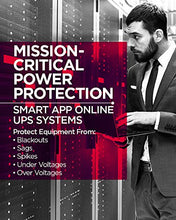 Load image into Gallery viewer, CyberPower OL1500RTXL2U Smart App Online UPS System, 1500VA/1350W, 8 Outlets, 2U Rack/Tower