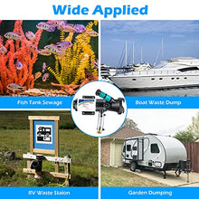 Load image into Gallery viewer, Macerator Pump for RV, 12V Motor Quick Release RV Waste Waste Chopper Pump Portable Self-priming Macerator for RV Camper Trailer Boat, 30s Run Dry Protection