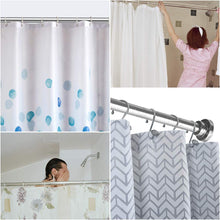 Load image into Gallery viewer, TEECK Shower Curtain Rod, 40-73 inch Adjustable Tension Spring, Premium Stainless Steel, Anti-Slip, No Drilling, No Rust, Never Collapse, for Bathroom, Easy to use