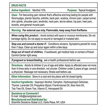 Load image into Gallery viewer, BIO-RELIEF +H, Hemp Pain Relief Gel, Cooling Gel w 10% Menthol in Hemp Oil, 3 oz Roll-on for Arthritis, Muscle Pain, Joint & Back Pain, Topical Analgesic, Fast Acting, Long Lasting Pain Reliever Cream