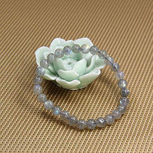 Load image into Gallery viewer, Natural AA Grade Labradorite Gemstone 6mm Round Beads Stretch Bracelet 7" Unisex
