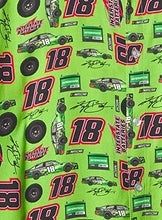 Load image into Gallery viewer, NASCAR Kyle Busch Men's Floral Button Up Short Sleeve Shirt, Team Color, L