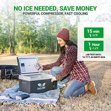 Load image into Gallery viewer, F40C4TMP Portable Refrigerator 20 Quart 12 Volt Freezer (-7.6℉~50℉) 18L Car Fridge With Compressor 110-240V AC For Camping, Truck, RV, Travel, Boat and Home Use
