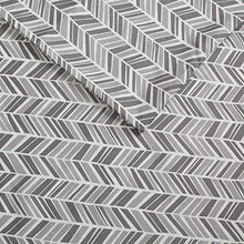 Load image into Gallery viewer, Madison Park Essentials Sheet Set Printed Ultra Soft, Full, Grey