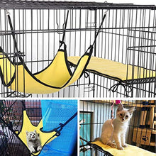Load image into Gallery viewer, YAHEETECH Collapsible Large 3-Tier Metal Wire Pet Cat Kitten Ferret Chinchilla Cage Playpen Crate Enclosure Kennel Cat Home on Wheels Indoor Outdoor 3X Ramp Ladders/1x Hammock