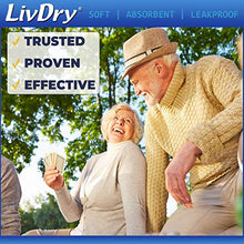 Load image into Gallery viewer, Incontinence Booster Pads by LivDry | Extra Absorbent Protection for Adults, Unisex | Disposable Comfortable Pad (20 Count, Regular Length)
