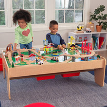 Load image into Gallery viewer, KidKraft Waterfall Mountain Train Set and Table