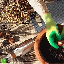 Load image into Gallery viewer, Colwelt Bulb Planter Set 4Pcs, Includes 2 Bulb Planters with Depth Markers and Automatic Soil Release, 1 Kneeling Pad, 1 Garden Gloves, Great Bulb Transplanter for Planting Tulips, Daffodils, Dahlias