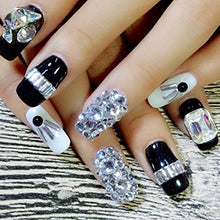 Load image into Gallery viewer, Zealer 1800pcs Clear Crystal Nail Art Rhinestones Round Beads Top Grade Flatback Glass Charms Gems Stones for Nails Decoration Crafts Eye Makeup Clothes Shoes 300pcs Each (Mix SS3 6 10 12 16 20)