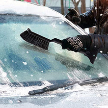 Load image into Gallery viewer, OxGord 2-in-1 Ice Scraper & Snow Brush - No Scratch w/Soft Bristle Best for Frost Remover & Broom Removal Tool - Auto Windshield Window Cleaning Kit - Heavy Duty Winter Car Accessories w/Grip Handle