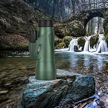 Load image into Gallery viewer, Gosky 12x55 High Definition Monocular Telescope and Quick Smartphone Holder - 2019 Newest Waterproof Monocular -BAK4 Prism for Wildlife Bird Watching Hunting Camping Travelling Wildlife Secenery