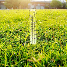 Load image into Gallery viewer, TBWHL 2pcs 5" Capacity Rain Gauge Glass Replacement Tube for Yard Garden Outdoor Home