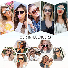 Load image into Gallery viewer, SOJOS Classic Square Polarized Sunglasses Unisex UV400 Mirrored Glasses SJ2050 with Red Frame/Gradient Burgundy Lens