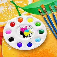 Load image into Gallery viewer, Hulameda Paint Tray Palettes, Plastic Paint Pallets for Kids or Students to Paints on School Project or Art Class-12pcs