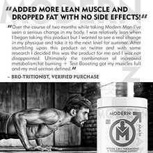 Load image into Gallery viewer, Modern Man V3 - Testosterone Booster + Thermogenic Fat Burner for Men, Boost Focus, Energy & Alpha Drive - Anabolic Weight Loss Supplement & Lean Muscle Builder | Lose Belly Fat - 60 Pills