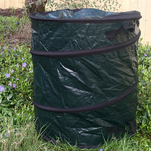 Load image into Gallery viewer, Oswego Pop-Up Collapsible Travel Camping Garbage Trash Recycle Cans, 30 Gallon (Dark Green, 1)
