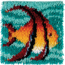 Load image into Gallery viewer, Wonderart Rooster Latch Hook Kit, 12" X 12"