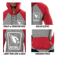 Load image into Gallery viewer, Ultra Game NFL Las Vegas Raiders Mens Fleece Hoodie Pullover Sweatshirt Henley, Team Color, Medium