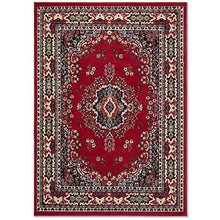 Load image into Gallery viewer, Home Dynamix Premium Sakarya Traditional Medallion Border Area Rug, Claret, 7'8"x10'7" Rectangle
