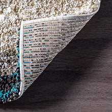 Load image into Gallery viewer, nuLOOM Classie Hand Tufted Shag Area Rug, 8' x 10', Blue Multi