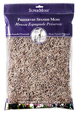 Load image into Gallery viewer, SuperMoss (26914) Spanish Moss Preserved, Natural, 8oz (200 cubic inch)