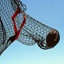 Load image into Gallery viewer, GoSports Football Trainer Throwing Net Choose Between 8' x 8' or 6' x 6' Nets - Improve QB Throwing Accuracy - Includes Foldable Bow Frame and Portable Carry Case