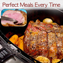 Load image into Gallery viewer, NUWAVE BRIO 6-Quart Digital Air Fryer includes basket divider, one-touch digital controls, 6 easy presets, wattage control, and advanced functions like SEAR, PREHEAT, DELAY, WARM and more