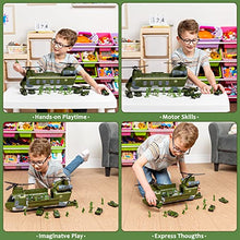 Load image into Gallery viewer, JOYIN Military Transport Cargo Airplane Car Toy Play Set Including Friction Powered Helicopter with Light, 6 Die-Cast Military Cars & 12 Army Men Figures for Over 3 Years Old Boys and Girls
