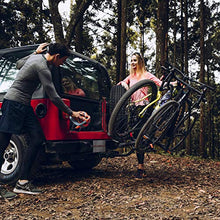 Load image into Gallery viewer, Hyperax 2-Bike Hitch Mounted Bike Rack Carrier for 2 inch / 1.25-inch Receivers - Fits Up to 90lbs Road Bikes, Mountain Bikes, MTB with Up to 3-inch Tires - Compatible with SUV, Trucks, Sedan