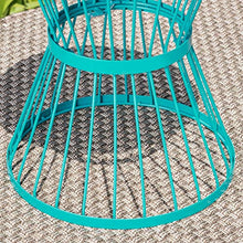 Load image into Gallery viewer, Christopher Knight Home Lassen Outdoor 16" Iron Side Table, Matte Teal