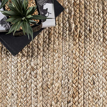 Load image into Gallery viewer, nuLOOM Rigo Hand Woven Farmhouse Jute Runner Rug, 2' 6" x 8', Natural