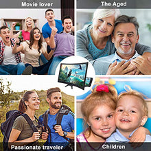 Load image into Gallery viewer, GLISTON 12'' 3D Phone Screen Enlarger, Curved Screen Magnifier for Cell Phone, HD Screen Amplifier, Folding Screen Magnifier for Movies, Videos, Gaming
