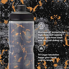 Load image into Gallery viewer, Polar Bottle Breakaway Muck Insulated Mountain Bike Water Bottle - BPA Free, Cycling & Sports Squeeze Bottle with Dust Cover (Zipper - Slate Blue & Turquoise, 24 oz)