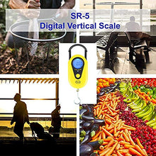 Load image into Gallery viewer, American Weigh Scales Industrial Precision Digital Hanging Scale, Yellow, 11lb (AMW-SR-5)
