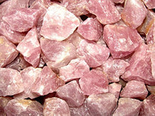 Load image into Gallery viewer, Zentron Crystal Collection Rough Rose Quartz Large 1" Pieces (1/2 Pound)