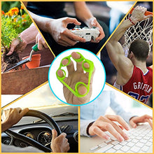 Load image into Gallery viewer, Hand Grip Strengthener, Finger Exerciser, Grip Strength Trainer (6 PCS)*New Material*Forearm Grip Workout, Finger Stretcher, Relieve Wrist Pain, Carpal Tunnel, Trigger Finger, Mallet Finger and More.