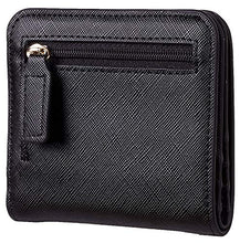 Load image into Gallery viewer, Toughergun Womens Rfid Blocking Small Compact Bifold Leather Pocket Wallet Ladies Mini Purse with ID Window (CH Black)