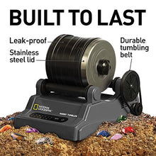 Load image into Gallery viewer, NATIONAL GEOGRAPHIC Hobby Rock Tumbler Kit - Rock Polisher for Kids & Adults, Noise-Reduced Barrel, Grit, 2.5 Pounds Raw Gemstone & Jasper Mix, Great STEM Hobby Kit