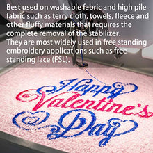 Load image into Gallery viewer, Water Soluble Stabilizer for Embroidery Backing & Topping (12 in x 50 yd Roll), Seneme 1.5oz Embroidery Stabilizers - Wash Away Embroidery Stabilizer for Machine Embroidery Stabilizer and Hand Sewing