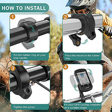 Load image into Gallery viewer, TUSITA Out Front Mount Compatible with Garmin Edge GPS Bike Computer, XOSS G/G+, iGPSPORT GPS - Cycling Handlebar 25.4mm 31.8mm Light Holder Gopro Camera Bracket - Extended Mount Road MTB Accessories