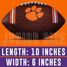 Load image into Gallery viewer, Franklin Sports NCAA Clemson Tigers Kids Youth Football - Official College Team Football with Team Logos - Junior Size Football