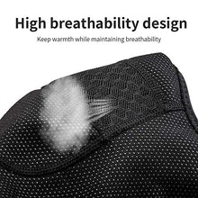 Load image into Gallery viewer, KINGBIKE Balaclava Ski Mask Motorcycle Running Full Face Cover Windproof Waterproof Neoprene With Micro-polar Fleece Masks Black for Men Women Warm Winter Cold Weather Gear Cycling(Lycra+Fleece,black)